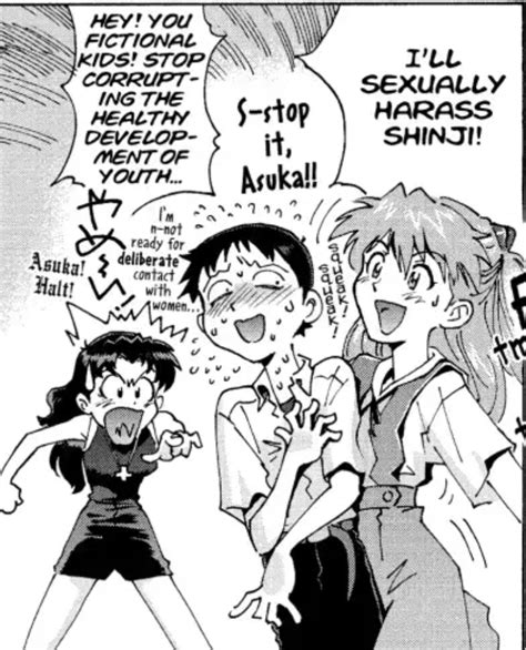 The most influential anime of all time is perhaps neon genesis evangelion. Out of context manga panel : evangelion