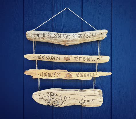 Our Love Story Personalized Driftwood Collage | Destination Tree