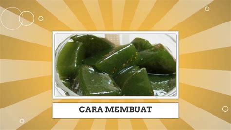 Cincau kerap disajikan dan dicampur dengan santan serta gula merah, sehingga membuat minuman ini begitu segar. Resep Es Cincau Hijau - YouTube