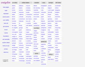 Your experience can help others make better choices. Craigslist - Wikipedia
