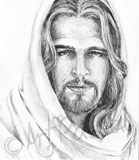 Resurrection printable coloring page free pages jesus for kids. Jesus Christ portrait PRINTABLE black and white graphite Christ Portrait Christ Painting Bible ...