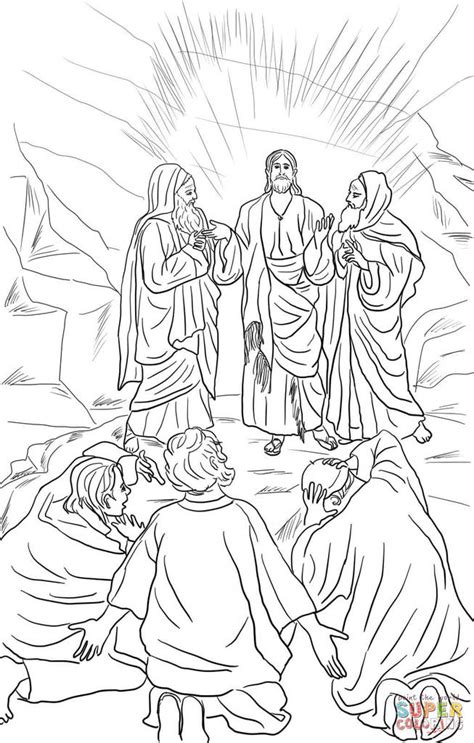 Best s of nativity joseph coloring page mary and joseph. BD, diaporamas et activités caté : la Transfiguration ...