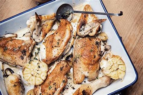 Want to know how to roast chicken to perfection? Super-Quick Roast Chicken with Garlic and White Wine Gravy Recipe on Food52 | Recipe | Recipes ...