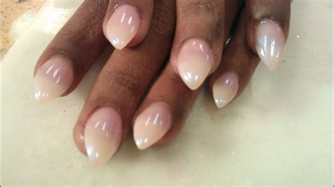 STILETTO NAILS ON SHORT NAIL STYLE 1 of 2 - YouTube They appear to be slender, but they're definitely not the simplest ones in manicure.