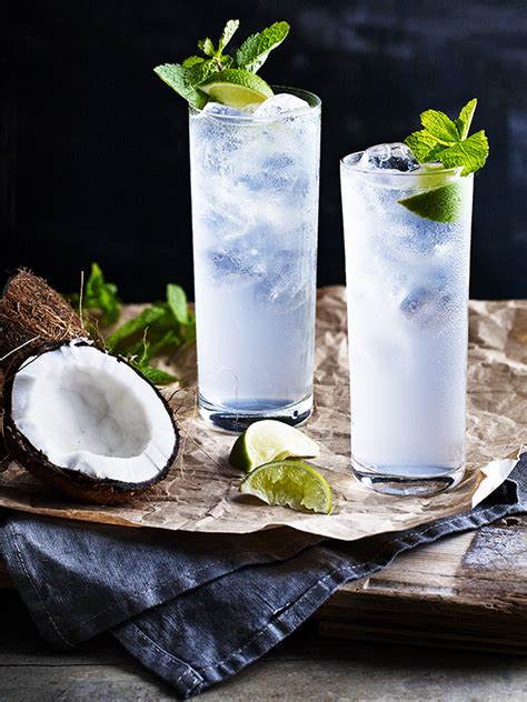 Healthy coconut water drink recipes. Coco no loco cocnut rum cocktail recipe - olive magazine