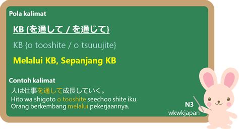 Kalimat ini ditunjukkan untuk menyampaikan suatu ajakan kepada seseorang ataupun sekelompok orang tertentu. を通して (o tooshite) dan を通じて (o tsuujite) dalam Bahasa ...