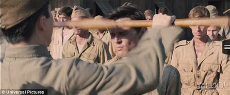 Also know, how long was louis zamperini in a pow camp? Angelina Jolie's Unbroken trailer shows Louis Zamperini ...
