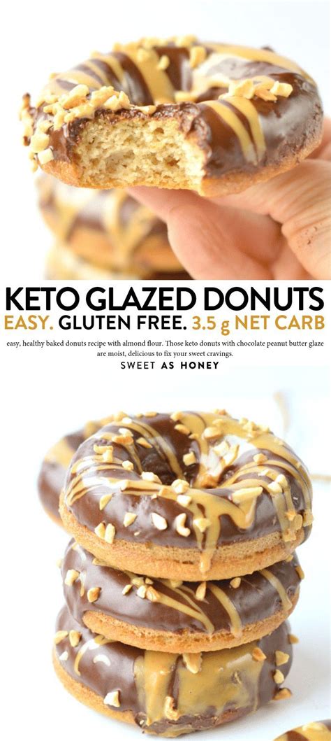 I did change a couple of things. EASY BAKED KETO DONUTS with almond flour and chocolate glazing #ketodonuts #bakeddonuts # ...