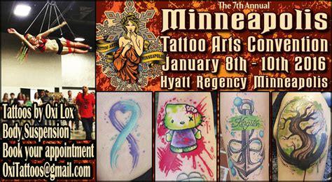 Find the best tattoos and tattoo artists. Minneapolis Tattoo Arts Convention | Oxi Lox