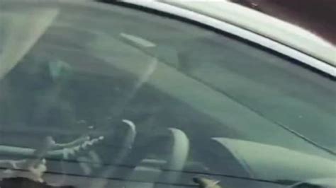 We're not just talking about texting and driving. Woman caught on video texting while driving with feet ...
