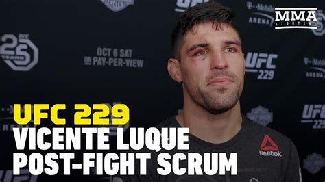 Lewis grabbed at his eye in the next exchange, going to the canvas where gane flurried with strikes vicente luque has now finished 4 fights in the ufc via d'arce choke. UFC 229: Vicente Luque Wants Fight With Jorge Masvidal ...