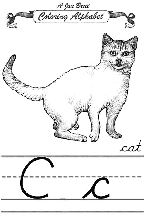 On our website you can choose coloring pages for boys, that will be interesting to your child, and print them. Coloring Alphabet Cursive Cat