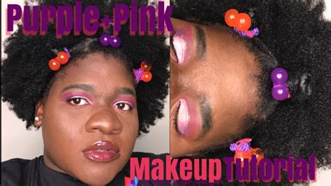 Limited time sale easy return. Purple+Pink Makeup Tutorial |Voiceover| Dark Skin Friendly ...