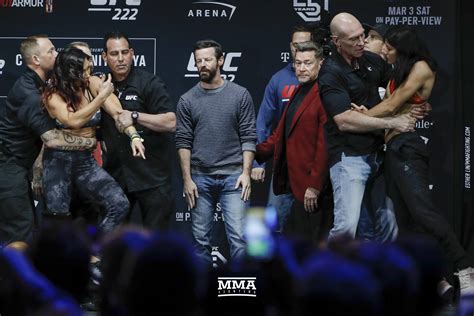 Mackenzie dern is one of the most celebrated mma fighters in the history of the sport. UFC 222 weigh-in photos - MMA Fighting