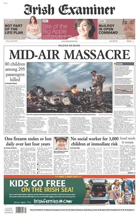 Click here to read today's malaysian newspapers and thousands more from around the world. Malaysia Plane Newspaper Front Pages Around The World ...