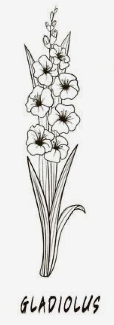 Are you searching for gladiolus flower png images or vector? Pin by Yesenia Padilla on a & j tattoo in 2020 (With ...