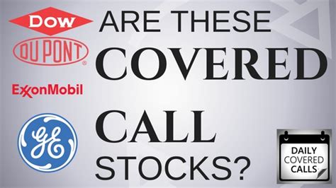 Covered call writing is a game of regular, incremental returns. DCC 5: Are Dow-DuPont, Exxon Mobil and General Electric ...