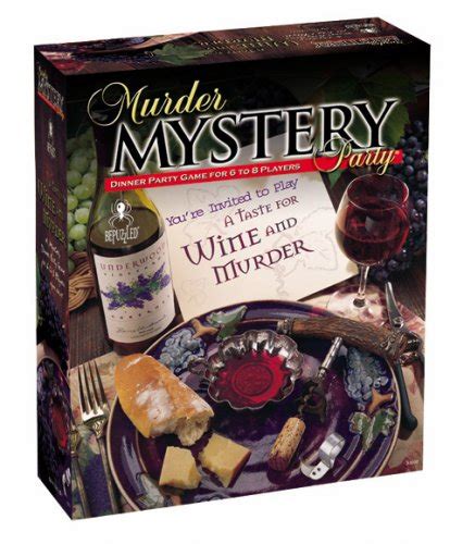 Item 2 murder mystery dinner party game a murder on the grill. The Best Wine Gifts: Murder Mystery Party: A Taste for ...