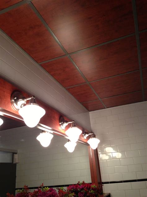 Here's how we made diy ceiling planks from laminate flooring. wood laminate ceiling tiles source: www.thebiermarkt.com ...
