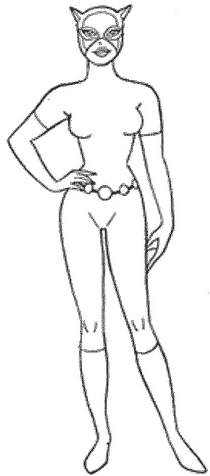 (images are designed to print a full size page) 3. Batman Catwoman Coloring Page Printable