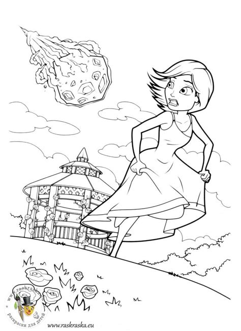 The free coloring pages 'cartoons' will introduce children to the 'monsters vs aliens' topic. Monsters vs. Aliens Coloring Pages | Coloring books ...