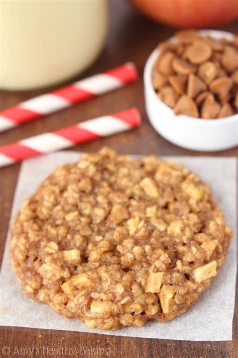 Gluten free caramel apple oatmeal cookiespumpkin and peanut butter. Sugar Free Apple Oatmeal Cookie Recipe / Healthy Apple Oatmeal Cookies Pastry Beyond / I love ...