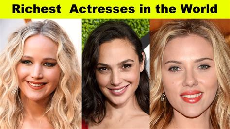 The beautiful family of the richest actor in hollywood. Richest Actresses in the World 2019 - YouTube