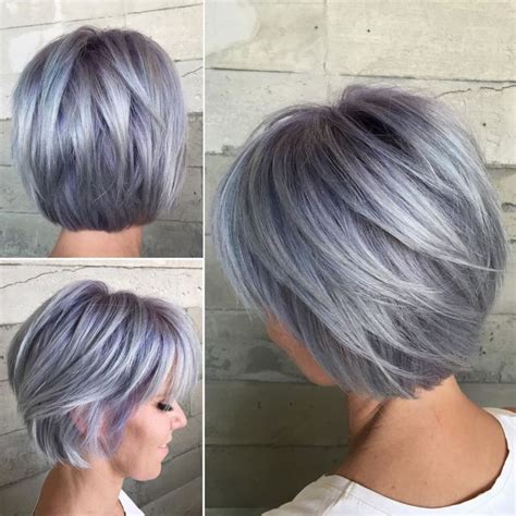 The choppy bob is a modern bob that has many short layers. Pin on Silver/Grey/White Hair