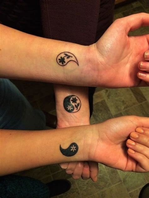 Space and earth were joined in a mutual embrace. Yin And Yang Wrist Tattoos | Amazing Tattoo Ideas