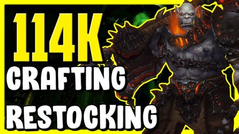 Expect new videos and more gold! 114k Gold Crafting And Restocking In WoW BFA 8.3 - Gold Making, Gold Farming Guide - YouTube