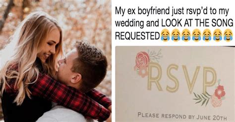 Hashtag your funny pics with #kappit to be featured! This Guy RSVP'd To His Ex-Girlfriend's Wedding With A Joke ...