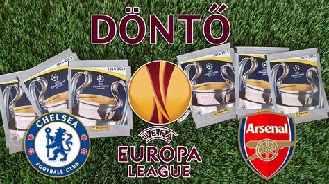 Ez nem egy egyszerű szombat este lesz! Európa Liga Döntő - Panini BL 14/15 csomagokkal | Chelsea ...