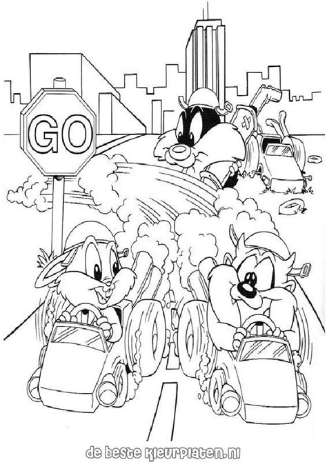 There are many high quality coloring pages on any topic. Tiny-Toons016 - Printable coloring pages