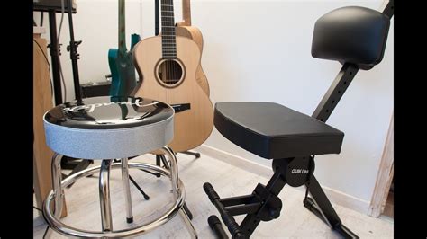 The design and structure of this chair. Quiklok DX749 musicians' chair & guitar stool unboxing ...