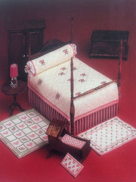 Embellishments are also sold separately (unless the description says they are included). Counted Cross Stitch Dollhouse Quilt Pattern Leaflet 12 ...