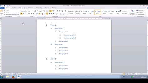 Words are composed of one or more morphemes and are either the smallest units susceptible of independent use or consist of two or three such units combined under certain linking conditions, as with the loss of primary accent that. Listes Plusieurs Niveaux Word 2010 - YouTube