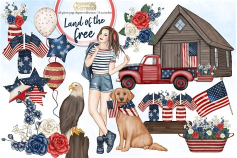 4th of july svg, svg bundle, patriotic svg, fourth of july svg, fireworks svg, monogram svg, patriotic svg bundle, files for silhouette cameo or cricut. 4th of July clipart collection | Pre-Designed Photoshop ...