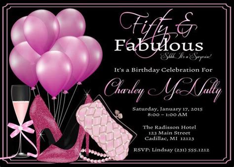 You all are invited to have fun and celebrate me being a year older, may or may not be wiser. 50th Birthday Invitations For Women | | DolanPedia ...