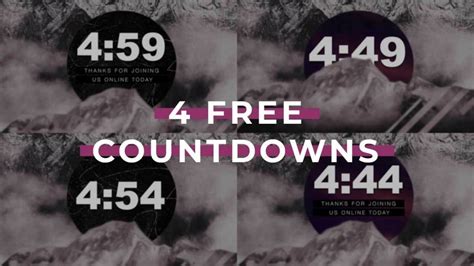 Try church videos free $500 worth of content. Free 5 Minute Countdowns | Pack 1 | Church Media Drop
