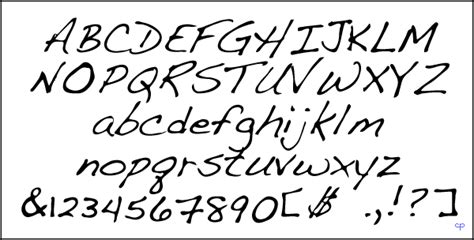 Useful if you ever need a messy scrawl which doesn't follow many of the rules that normal handwriting is supposed to. Dakota Handwriting Font | Hand Writing