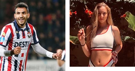 Uiteraard mag dit niet zo maar in nederland. Willem II-goalgetter Pavlidis neemt prima meisje mee uit ...