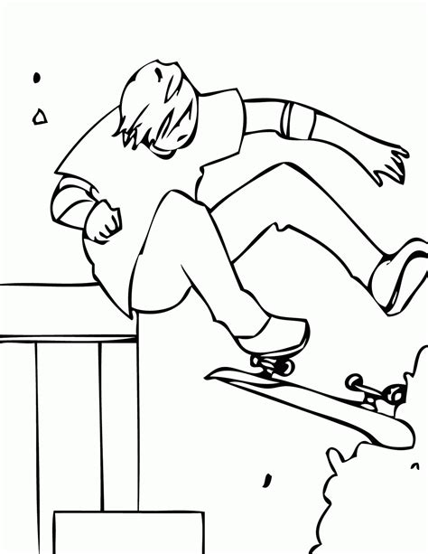 100% free coloring page of tony hawk. 7 Pics Of Tony Hawk Skateboard Coloring Pages - Tony Hawk ...