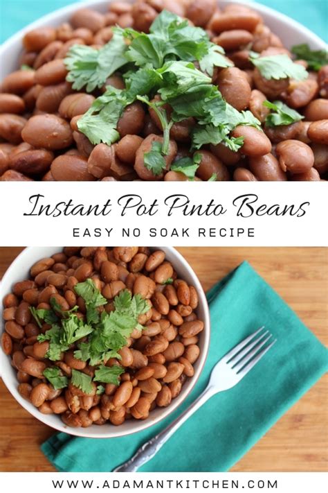 If you plan on eating great northern beans as a meal you can add other dried herbs and fresh vegetables to the beans. Instant Pot Pinto Beans (No Soak Recipe)