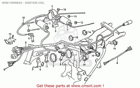 53 out of 100 based on 271 user ratings the honda cx500 (78) wiring diagram can be download for free. Honda Cx500 1980 (a) England Wire Harness - Ignition Coil ...