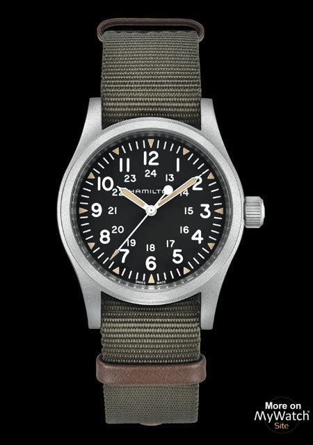 Hamilton khaki field officer automatic h70655733 men's watchthe hamilton khaki field officer blends rugged nature with simplicity and sophistication, making a bold statement that gives it a. Hamilton Khaki Field Mechanical | Khaki H69429931 Acier ...