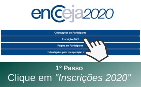 Página do participante enem 2021 é portal do enem inep para solicitar isenção da taxa, inscrições, consulta cartão de confirmação e resultado. Como fazer a Inscrição no Encceja 2020 - Passo a Passo ...