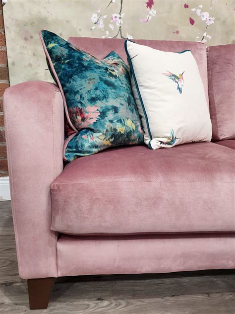 This chaise end corner sofa offers the superb comfort of nine sumptuous pillow back cushions, deep sprung seats and a roomy chaise end so you can put your feet up in perfect comfort. Eve Lounger - Drumbriston The Sofa Maker