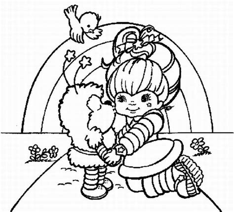 Rainbow brite blondine le pays couleur de l'arc en ciel. Rainbow brite coloring sheets as innocuous songs although ...