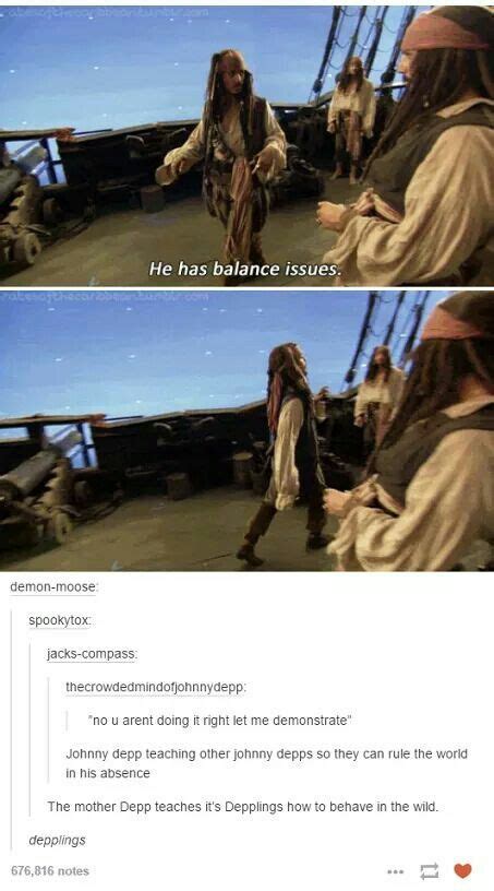 Jun 11, 2021 · pirates of the caribbean: Oh my god xD | Johnny depp funny, Captain jack sparrow quotes, Johnny depp