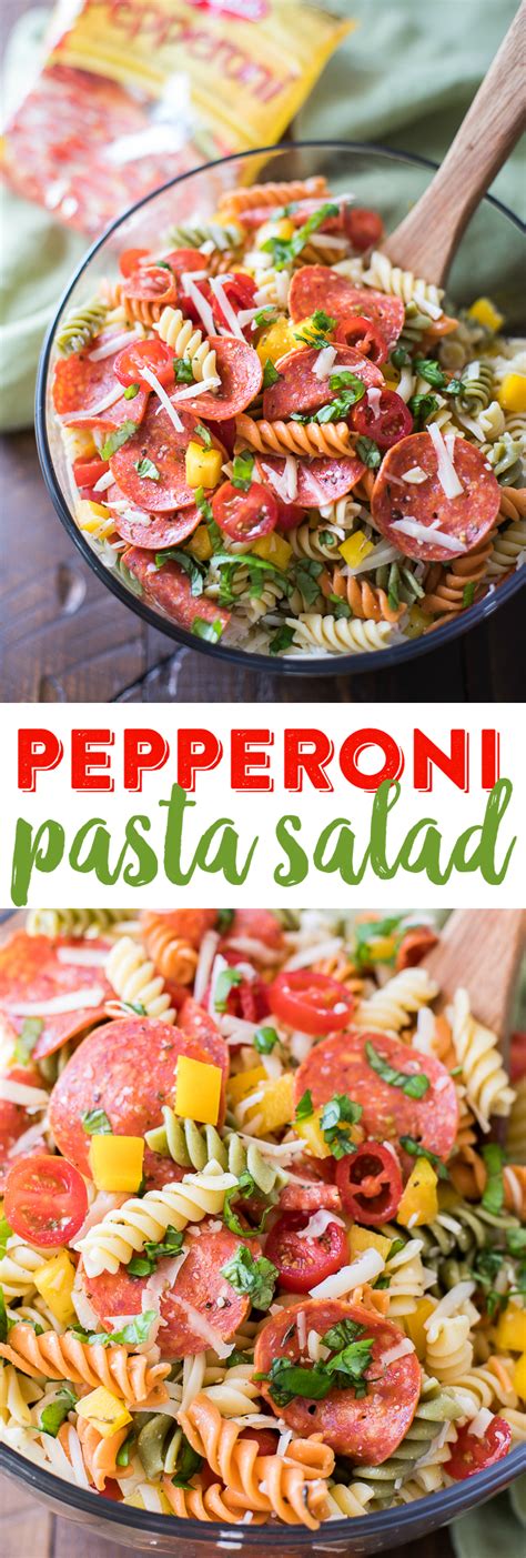 Hundreds of ideas onsite · italian inspired recipes Pepperoni Pasta Salad Recipe | Pepperoni pasta salads ...